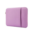 Purple laptop sleeve on a white background